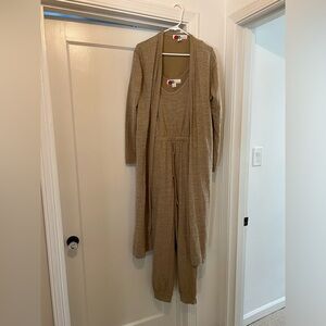 Free People Beach duster and jumper set